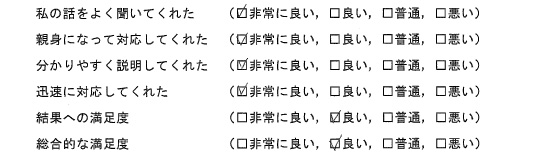 弁護士事務所のお客様の声